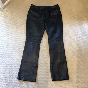 GENUINE BLACK LEATHER PANTS